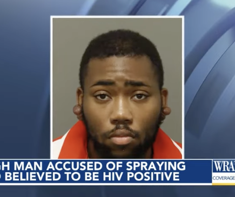 HIV positive man mugshot